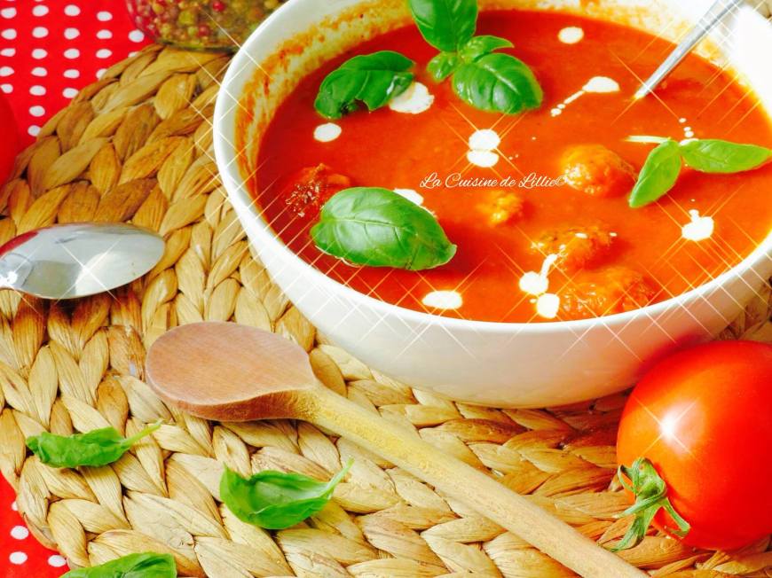 Soupe tomates boulettes6