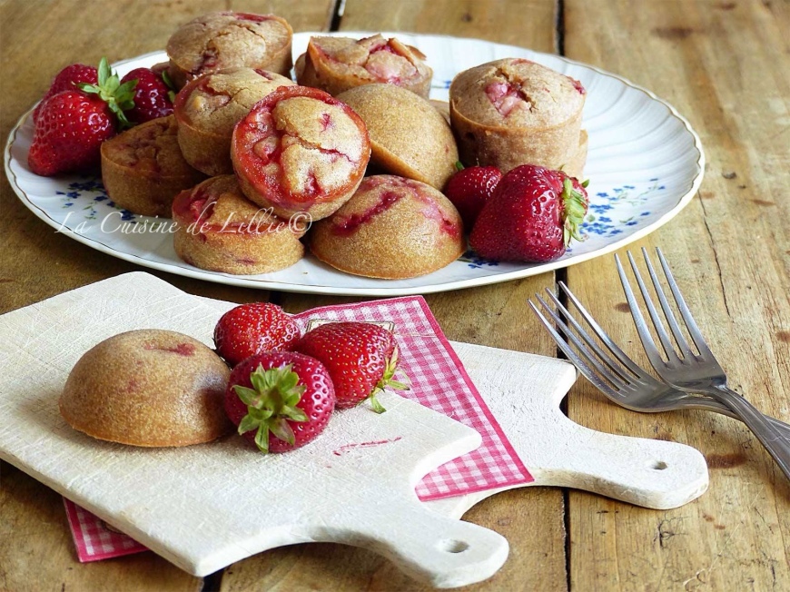 Cupcakes cups aux fraises